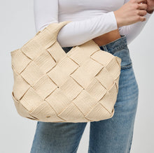 Load image into Gallery viewer, Resilience - Woven Straw Tote: Cream
