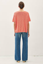 Load image into Gallery viewer, OVERSIZED DROP SHOULDER SHORT SLEEVE SWEATER TOP : Spruce
