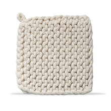 Load image into Gallery viewer, Crochet Trivet Potholder - White
