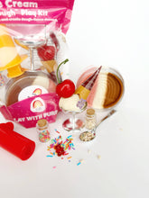 Load image into Gallery viewer, Ice Cream (Neapolitan) KidDough Play Kit
