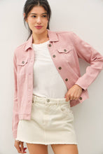 Load image into Gallery viewer, LIGHTWEIGHT LINEN BLEND BUTTONED JACKET

