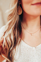 Load image into Gallery viewer, Hepburn Pearl Pendant with Cross Layering Necklace: Cross
