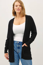 Load image into Gallery viewer, PLUS ESSENTIAL OPEN FRONT KNIT SWEATER CARDIGAN
