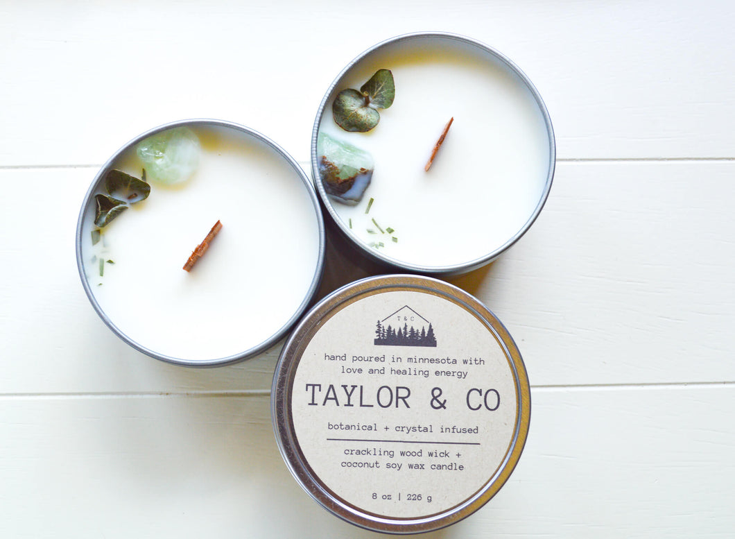 TAYLOR AND CO - INTENTION CANDLE COLLECTION 8 OZ TIN
