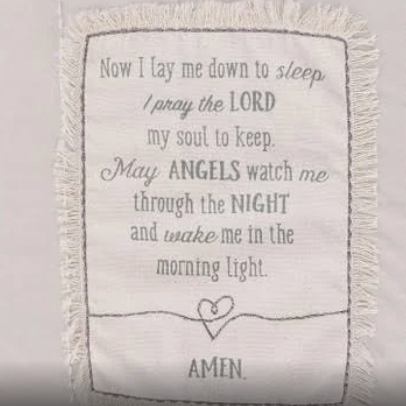 DEMDACO-GOODNIGHT PRAYER BLANKET