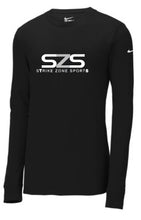 Load image into Gallery viewer, Strike Zone Sports Nike Dri fit cotton/poly Long Sleeve Tee

