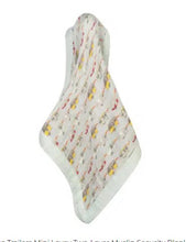 Load image into Gallery viewer, Milkbarn Mini Lovey Two Layer Muslin Security Blanket
