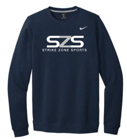 Strike Zone Nike Club Fleece Crewneck Sweatshirt