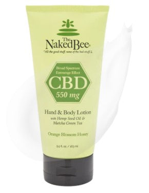 Naked Bee CBD lotion 5.5 Orange Blossom lotion