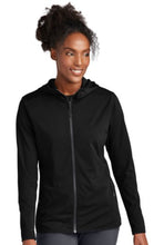 Load image into Gallery viewer, Safety Signs Ladies Circuit Hooded Full Zip with embroidered logo.
