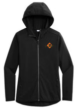 Load image into Gallery viewer, Safety Signs Ladies Circuit Hooded Full Zip with embroidered logo.
