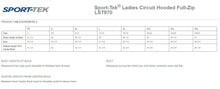 Load image into Gallery viewer, Safety Signs Ladies Circuit Hooded Full Zip with embroidered logo.
