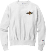 Load image into Gallery viewer, Safety Signs Champion Reverse Weave Crewneck Sweatshirt with embroidered logo
