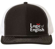 Load image into Gallery viewer, Logic of English Richardson 112 Snapback Trucker Hat with embroidered logo
