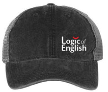 Load image into Gallery viewer, Logic of English Legacy Dashboard Trucker Cap with embroidered logo
