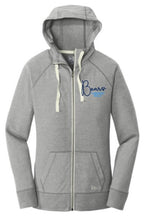 Load image into Gallery viewer, Cannon Falls Bears New Era Ladies Sueded Full Zip Hoodie
