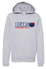 Load image into Gallery viewer, Cannon Falls Bears YOUTH Sponge Fleece Hoodie
