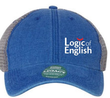 Load image into Gallery viewer, Logic of English Legacy Dashboard Trucker Cap with embroidered logo
