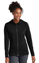 Load image into Gallery viewer, Logic of English Circuit Hooded Full Zip with embroidered logo
