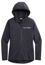 Load image into Gallery viewer, Logic of English Circuit Hooded Full Zip with embroidered logo
