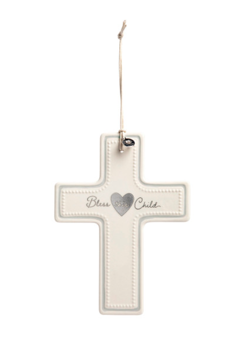 DEMDACO - BLESS THIS CHILD WALL CROSS NEUTRAL