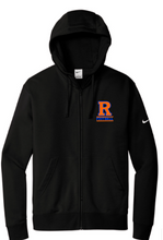 Load image into Gallery viewer, Rockets Football Nike Club Fleece Sleeve Swoosh Full-Zip Hoodie with embroidered logo
