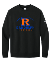 Load image into Gallery viewer, Rockets Football Nike Club Fleece Sleeve Swoosh Crew
