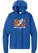 Load image into Gallery viewer, R Cross Country Nike Club Fleece Sleeve Swoosh Pullover Hoodie
