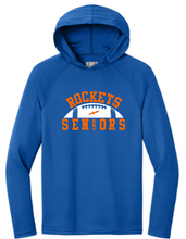 Load image into Gallery viewer, R SENIOR Football A4 Cooling Performance Long Sleeve Hooded Tee
