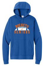 Load image into Gallery viewer, R SENIOR Football Nike Club Fleece Sleeve Swoosh Pullover Hoodie
