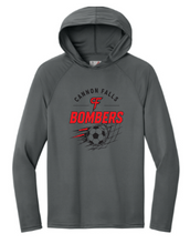 Load image into Gallery viewer, CF Boys Soccer A4 Cooling Performance Long Sleeve Hooded Tee
