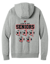 Load image into Gallery viewer, CF Boys Soccer SENIOR Nike Club Fleece Sleeve Swoosh Pullover Hoodie
