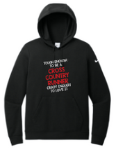 Load image into Gallery viewer, CF Cross Country SENIOR Nike Club Fleece Sleeve Swoosh Pullover Hoodie
