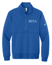 Load image into Gallery viewer, CFEA Nike Club Fleece Sleeve Swoosh 1/2-Zip with embroidered logo
