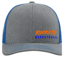 Load image into Gallery viewer, R Basketball 112 Snapback Trucker Cap with embroidered logo
