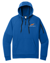 Load image into Gallery viewer, R Basketball Nike Therma-FIT Pocket 1/4-Zip Fleece Hoodie with embroidered logo
