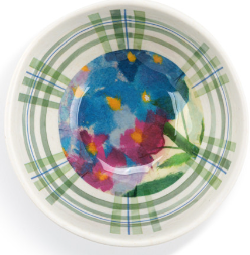 DEMDACO - HYDRANGEA AJISAI MELAMINE DIP BOWL