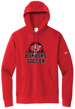 Load image into Gallery viewer, Bomber Boys Soccer   NIke Swoosh Sleeve Hooded Sweatshirt
