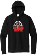Load image into Gallery viewer, Bomber Boys Soccer   NIke Swoosh Sleeve Hooded Sweatshirt
