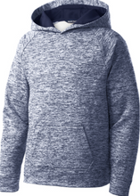 Load image into Gallery viewer, Youth Sport tek Electric Heather Hooded Sweatshirt
