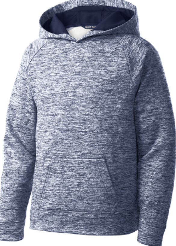 Youth Sport tek Electric Heather Hooded Sweatshirt