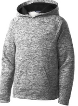 Load image into Gallery viewer, Youth Sport tek Electric Heather Hooded Sweatshirt

