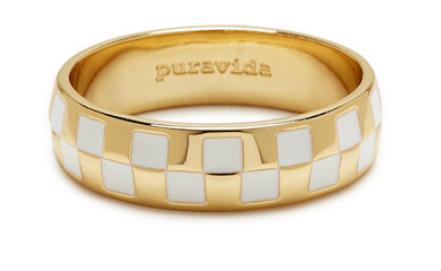Puravida Checkerboard Ring