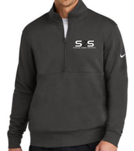 Load image into Gallery viewer, Strike Zone Sports NIke Club Fleece Swoosh 1/2 zip with embroidered logo
