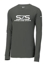 Load image into Gallery viewer, Strike Zone Sports Nike Dri fit cotton/poly Long Sleeve Tee
