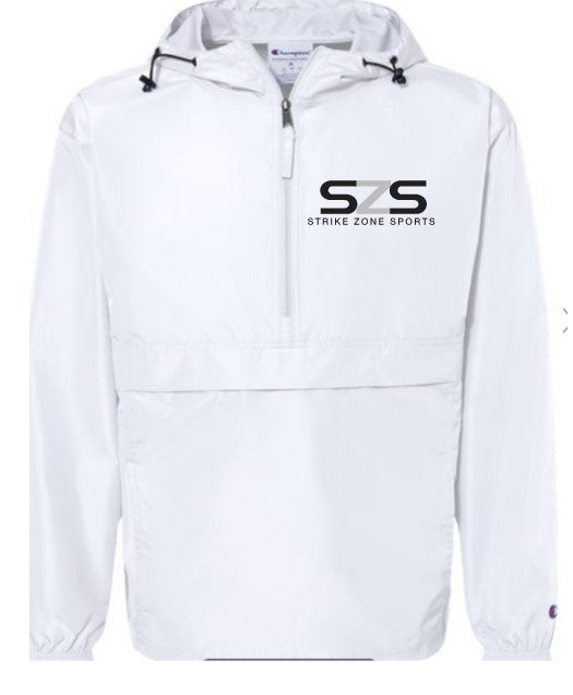 Strike Zone Sports Champion Hooded Packable 1/4 Zip Jacket