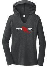 Load image into Gallery viewer, CF Track &amp; Field District Women&#39;s Perfect Tri Longsleeve hooded shirt

