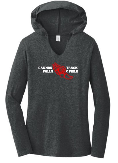 CF Track & Field District Women's Perfect Tri Longsleeve hooded shirt