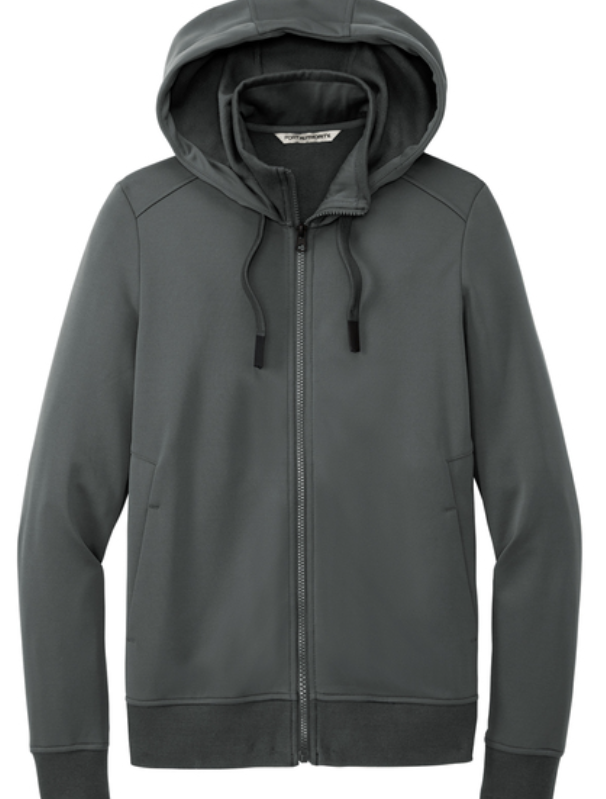 Ladies Smooth Fleece Hooded Sweatshirt