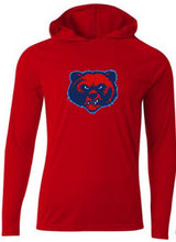 Load image into Gallery viewer, BEARS Baseball A4 Cooling Performance Long sleeve hooded tee
